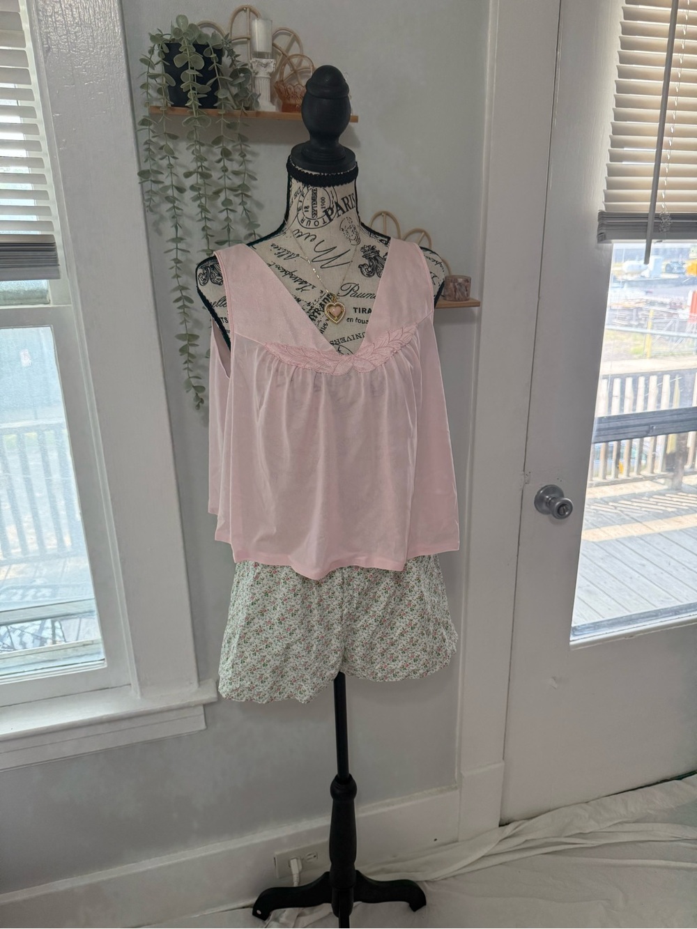 Vassarette Light Pink Vintage Tank